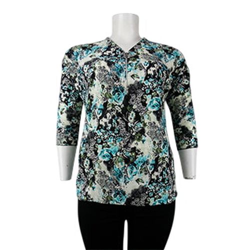 Blouse  fleurs - taille 46/48 - Label Emmaus - Modalova