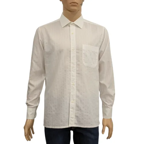 Chemise T 4= M/L blanche  fines rayures vintage - yves saint laurent - Modalova