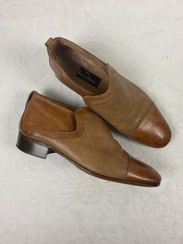 Bottines hommes camel cuir - jocelyn - Modalova