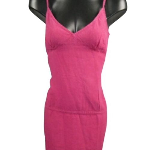 Robe longue fuschia vintage - T38/M - bensimon - Modalova