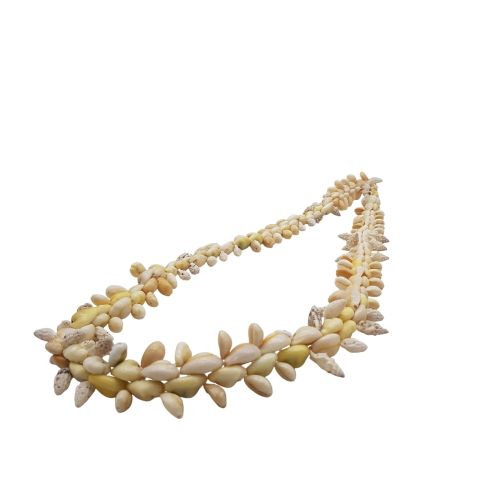 Collier en coquillages de Tahiti Vintage - Année 70 - Label Emmaus - Modalova