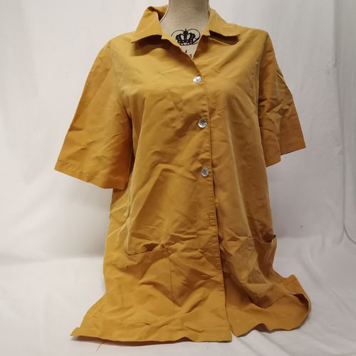 Chemise manches courtes - veste - fluide - crme - taille 42/44 - Clothilde - fabriqu en France - 42 - Label Emmaus - Modalova