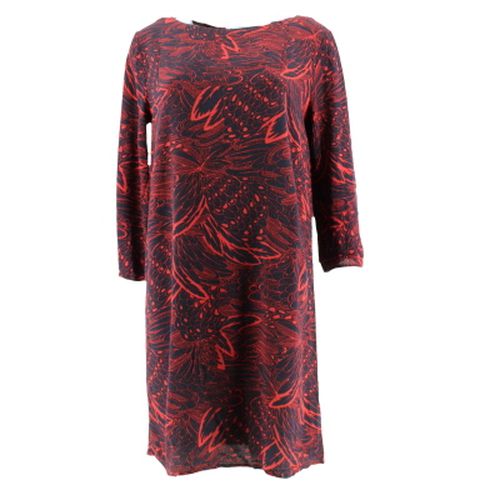 Robe imprime marine et rouge - taille 40 - la redoute - Modalova