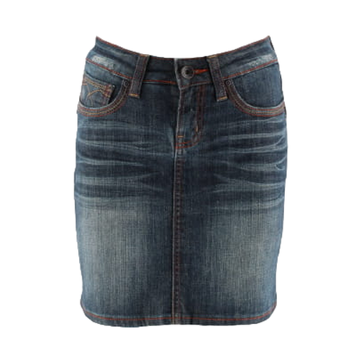 Jupe en jeans brode - Taille 36 - my pretty denim by cache cache - Modalova