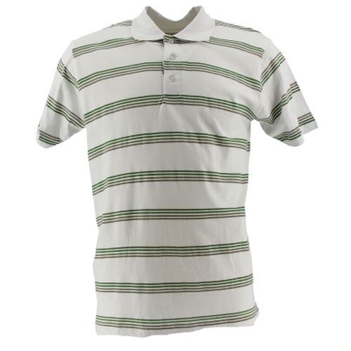 Polo  rayures vert et kaki - -Taille L - tex men - Modalova