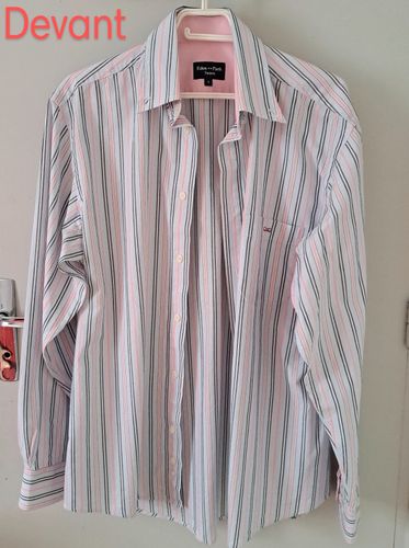 CHEMISE à rayures ; à manches longues de la marque "Eden Park Team" — Taille : M - Label Emmaus - Modalova