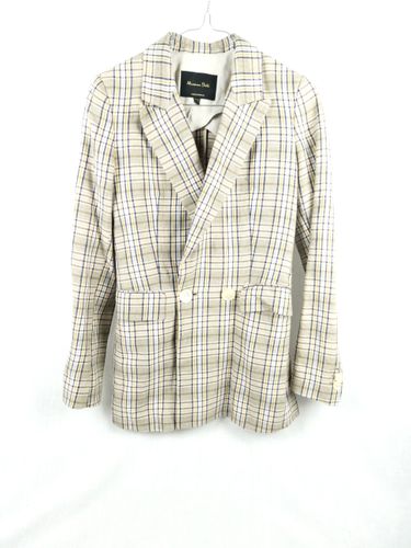 Veste blazer  carreaux - Taille XS - massimo dutti - Modalova