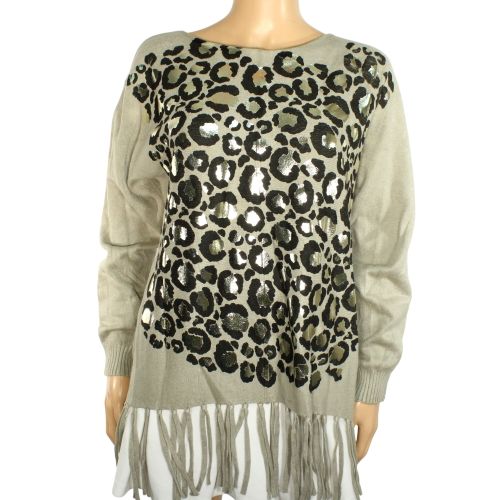 Pull Lopard VANILLA Taille Unique - Label Emmaus - Modalova