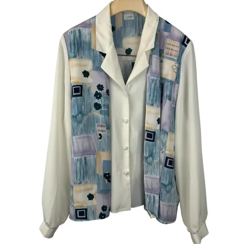 Chemisier  motif gomtrique et floral- Taille 44 - canda - Modalova