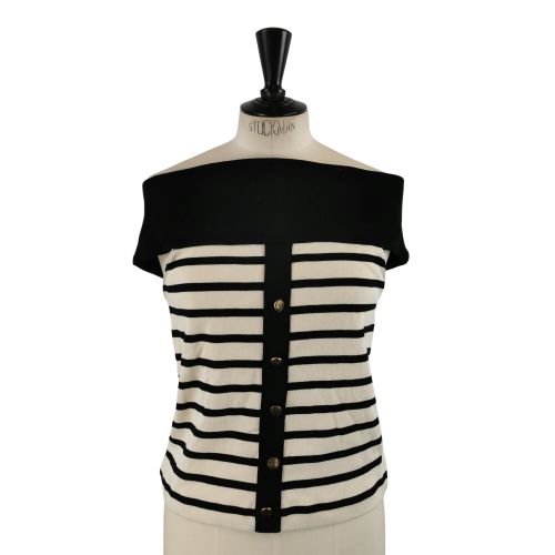 Haut bardot TM sans manche 100% coton - massimo dutti - Modalova