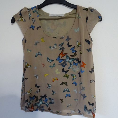 Tee-shirt t papillons "" - Taille 36 - la fe maraboute - Modalova