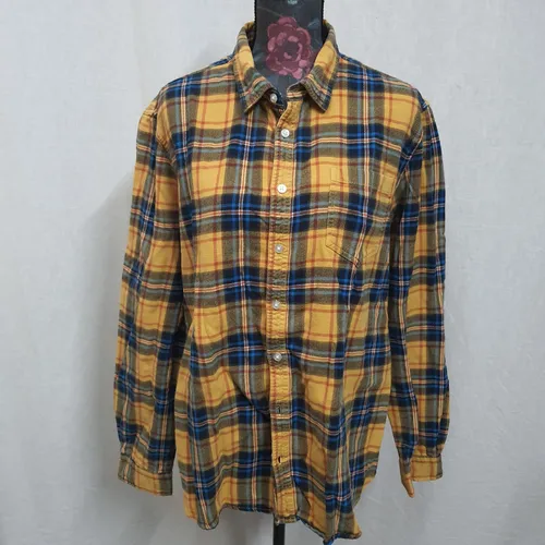 Chemise  carreaux jaune - XXL - angelo litrico - Modalova