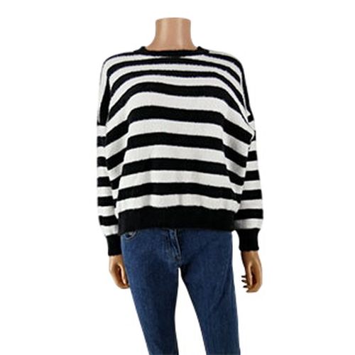 Pull à bandes blanches et - Taille L - Label Emmaus - Modalova
