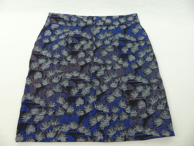 Jupe bleue  motifs - Taille 38 - la fe maraboute - Modalova