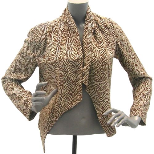 Blazer  motifs jaunes taille S - le temps des cerises - Modalova