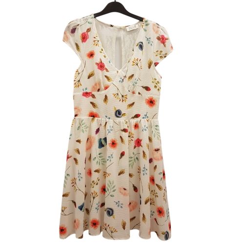 Robe blanche à fleurs - Taille S - Molly Bracken - Modalova