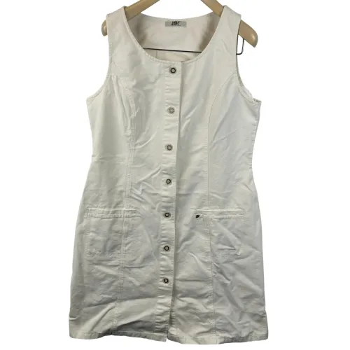 Robe blanche en jean - Taille 44 - new man - Modalova