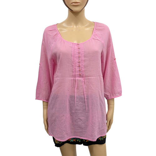 Blouse Tunique T 42 en voile de coton - caroll - Modalova