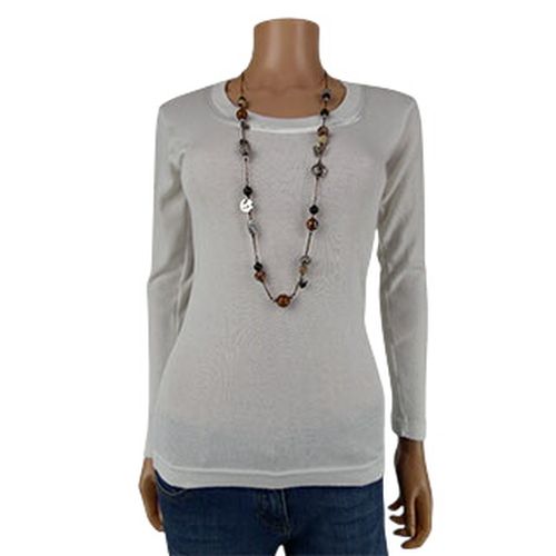 Collier sautoir pendentif avec des perles - Label Emmaus - Modalova