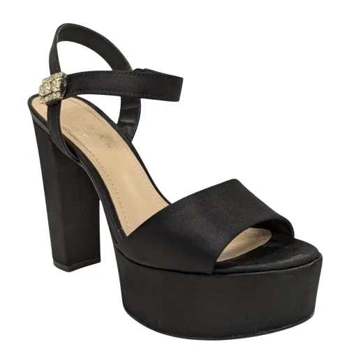 Chaussures Sandales P 36 en satin ornement strass Idal soire - jonak - Modalova