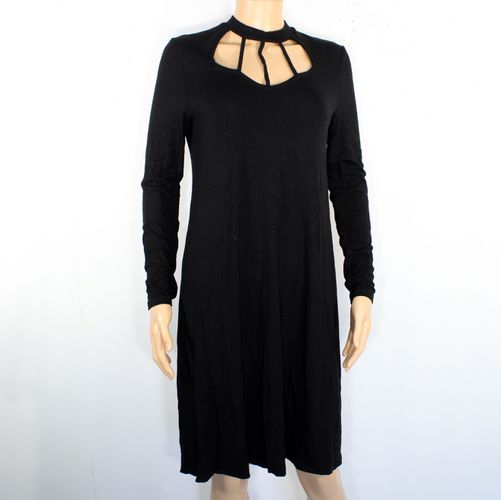 Robe Mi- Longue Noire Taille M - non renseigne - Modalova