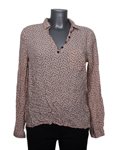 Chemisier - 42- pale motifs noirs encolure boutonne - urban by gmo - Modalova