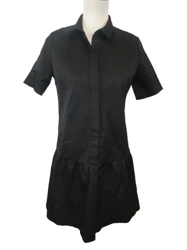 Robe chemise plisse  col tailleur - Taille M/2/38 - sandro - Modalova