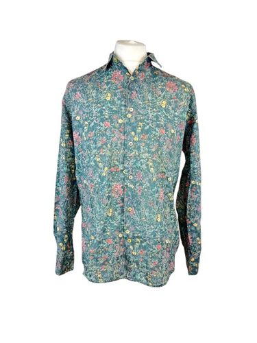 Chemise manches longues  col tailleur motif fleuri - Taille XXL - paul smith - Modalova