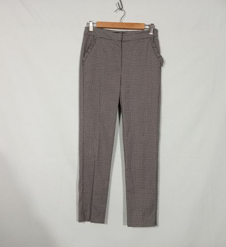 Pantalon cigarette, poches italiennes volantes,  pinces au dos - S - zara - Modalova