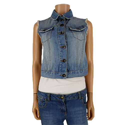 Veste sans manches en jeans - Taille 34 - pimkie - Modalova