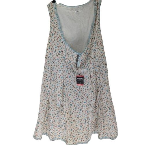 Robe fleurie T.58 BPC sans manches dcollete - Label Emmaus - Modalova
