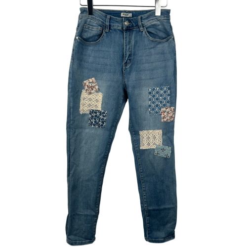 Pantalon jean  broderie en coton - Taille 36 - zac & zoe - Modalova