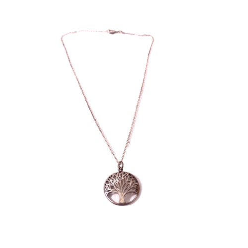 Collier avec pendentif Arbre de vie Argent 925 - Label Emmaus - Modalova