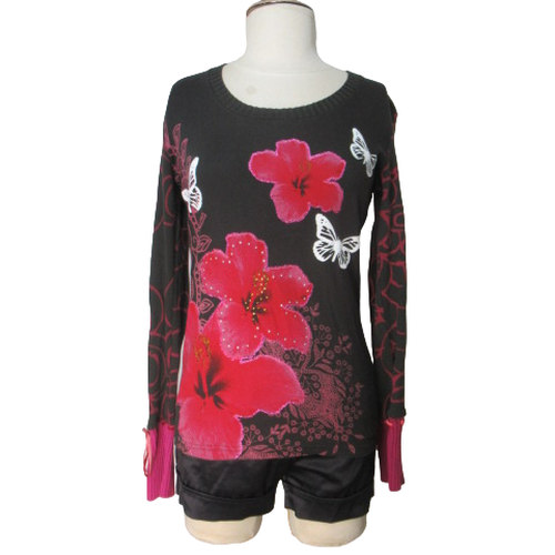 HF68 - Pull fin  motifs - -Taille S - desigual - Modalova