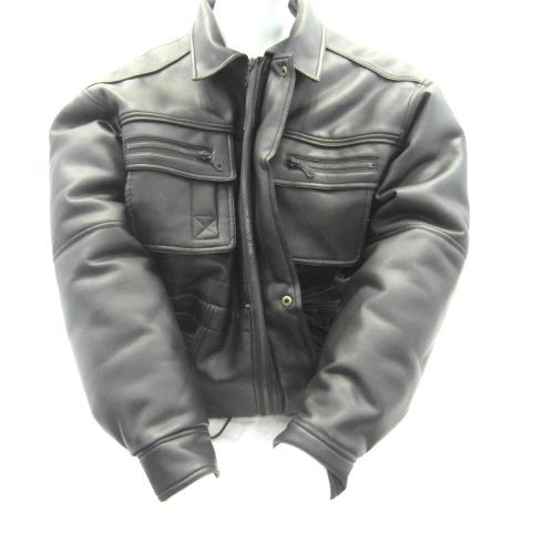 Blouson en cuir pour homme taille M - Label Emmaus - Modalova