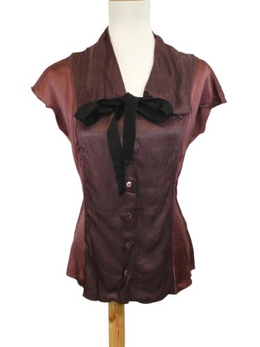 Top manches courtes en soie - Taille 46IT/42FR - prada - Modalova