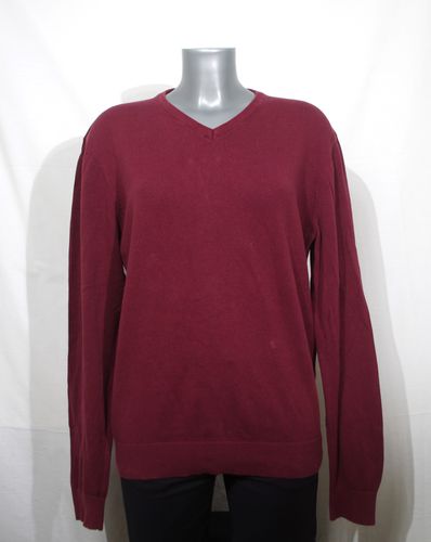 Pull bordeaux uni - L - pier one - Modalova