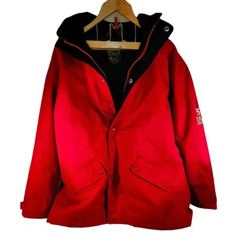 Parka taille L intrieur matelass bleu marine - aigle - Modalova