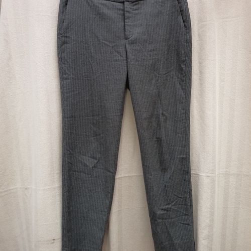 Pantalon fonc rayures clair coupe droite - M - zara basic - Modalova