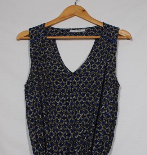 Robe - S -  motifs gomtriques , dcollet V - sud express - Modalova