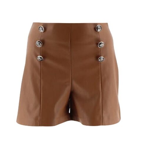 Short camel en simili cuir - taille S - Label Emmaus - Modalova