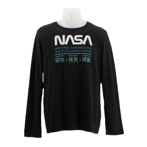 T-shirt imprim manches longues - Taille M - nasa - Modalova