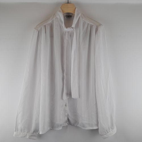 Blouse blanche  rayures - 44 - galeries lafayette - Modalova