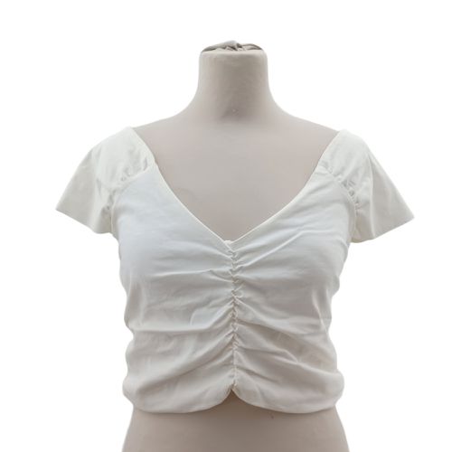 Top blanc- Zara - L - zara - Modalova