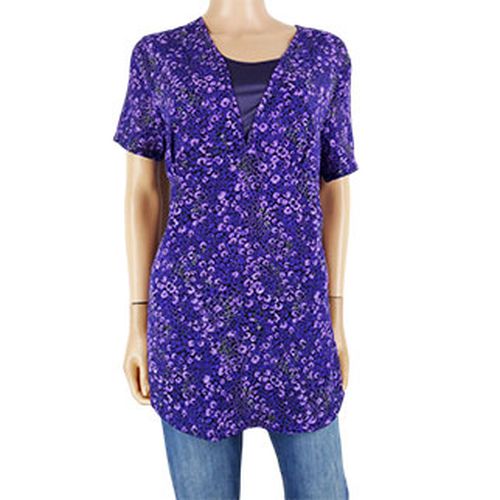 Blouse violette imprim fleurs -- Taille 42 - / - Modalova