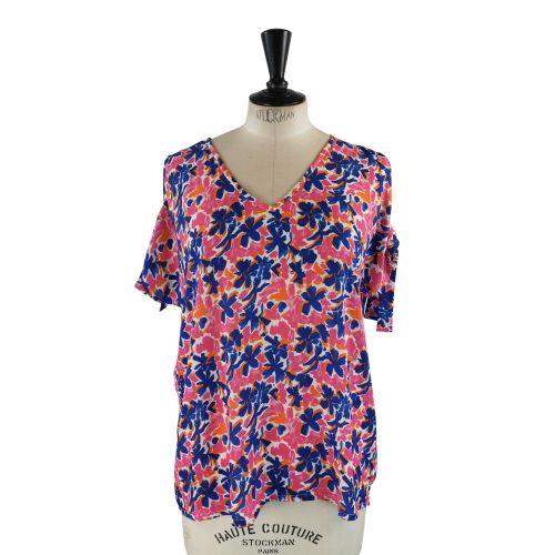 Top – My initial – Taille M (FR) – – Coupe fluide – Floral col - Label Emmaus - Modalova