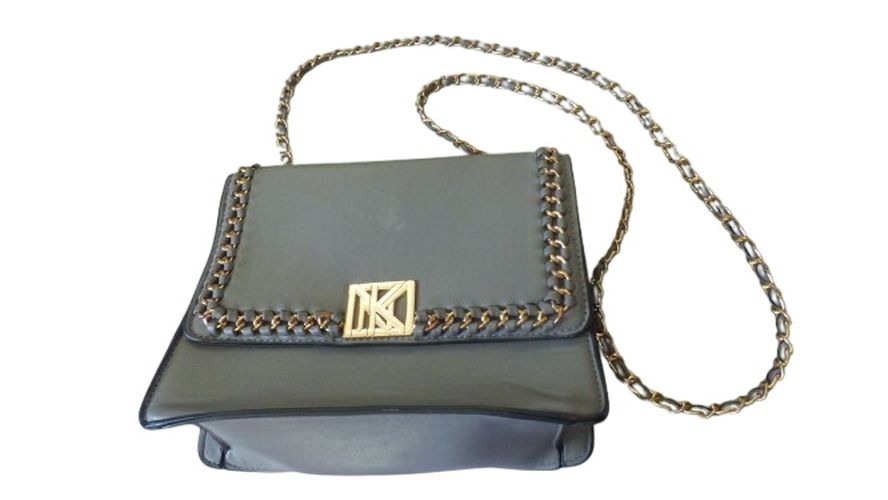 Sac  main  bandoulire fonc - Manoukian - Modalova