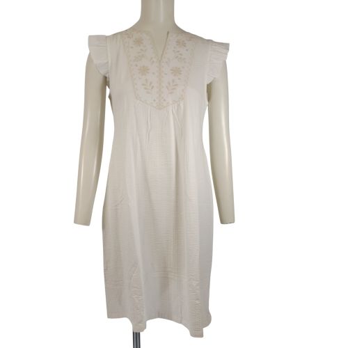 Robe blanche coton brodé taille 36 A3740 - Grain de Malice - Modalova