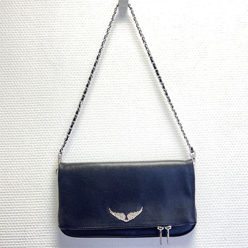 Pochette Rock cuir grain - zadig&voltaire - Modalova