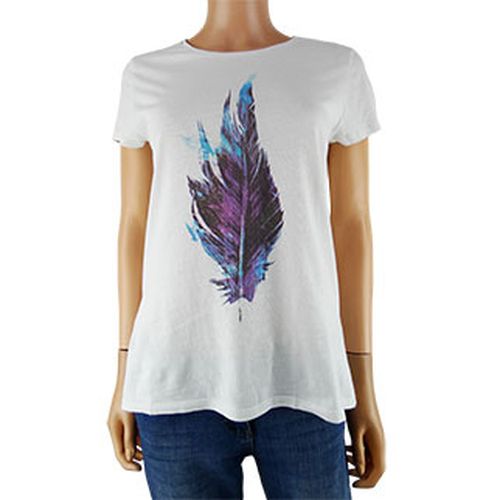 T-shirt imprim plume - manches courtes - M - fashion express - Modalova